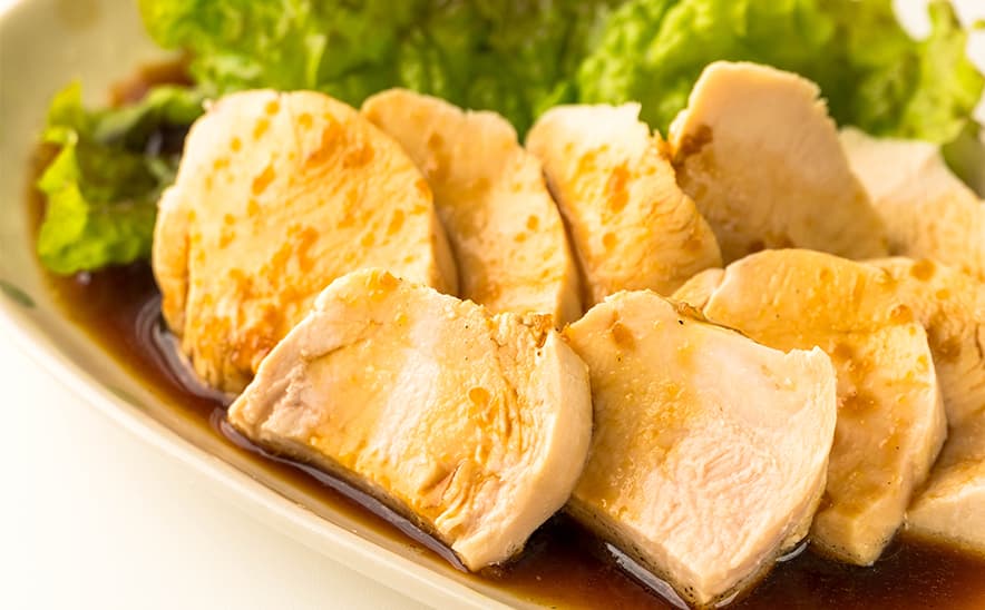 鶏のはちみつ味噌蒸し