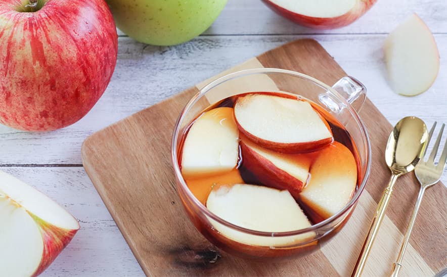 ホットはちみつアップルティー