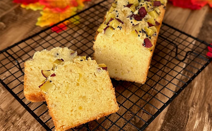 さつまいもとはちみつのパウンドケーキ