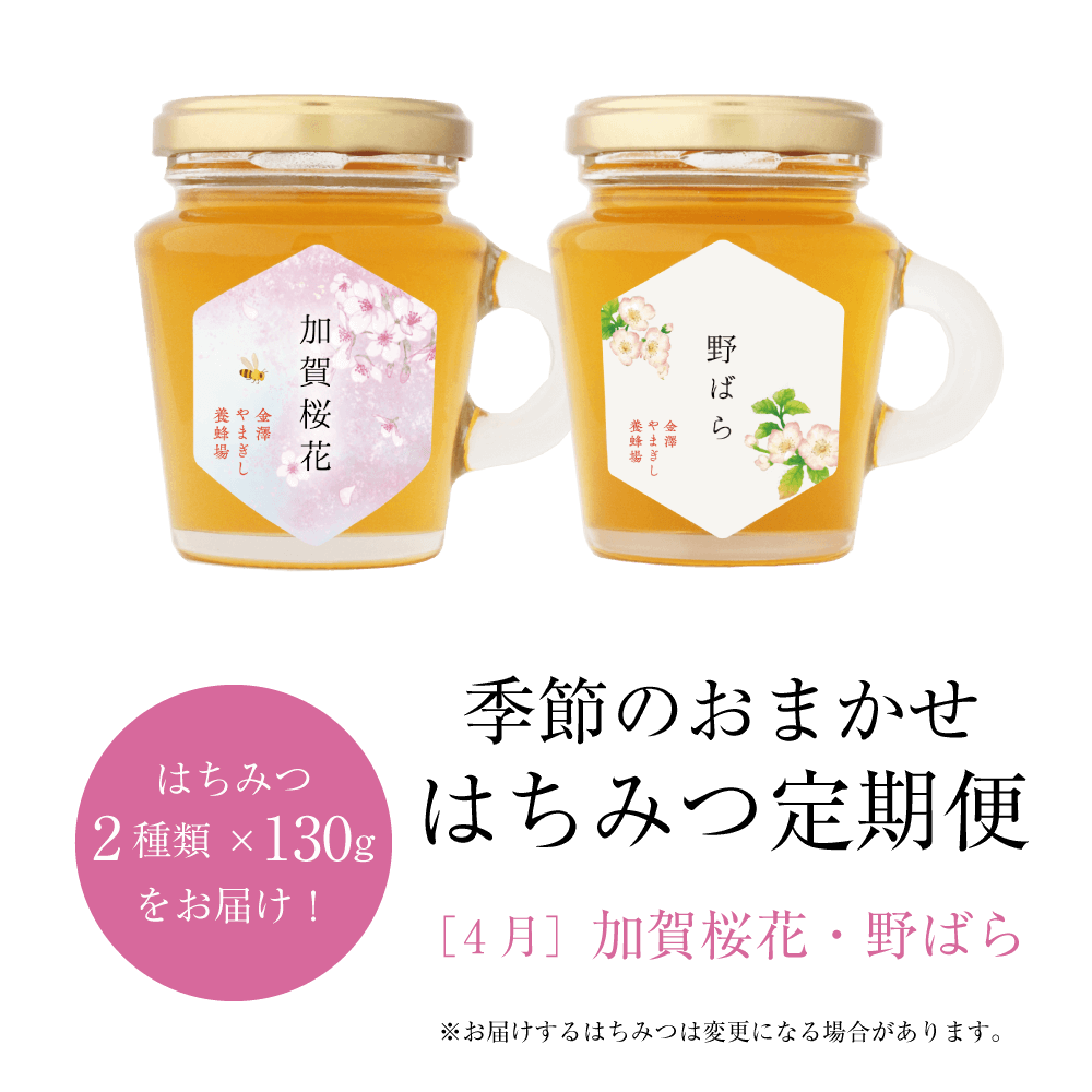 季節のおまかせはちみつ定期便写真