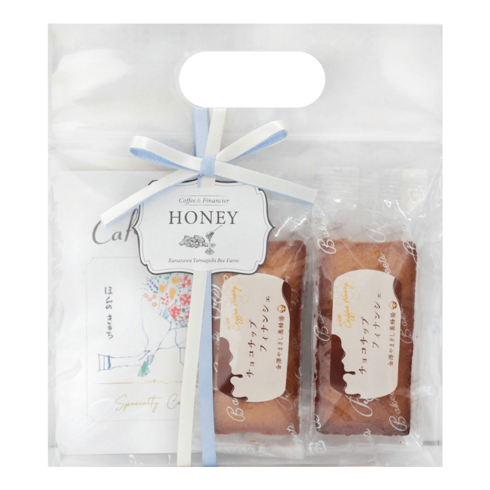 加賀五彩ドリップコーヒーとチョコチップフィナンシェのセット（送料別）