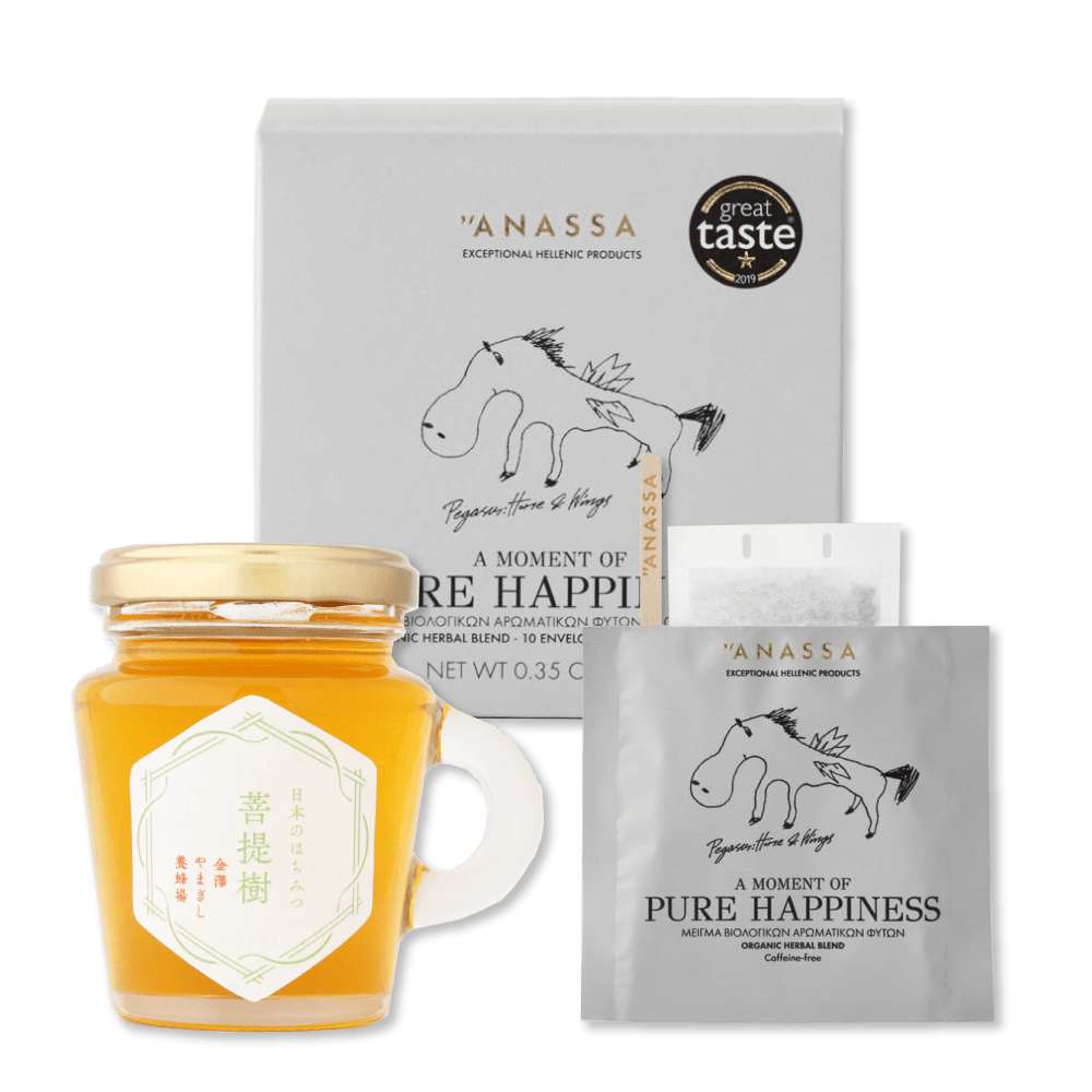 菩提樹はちみつ ＆ ANASSA ハーブティー 10袋入りセット