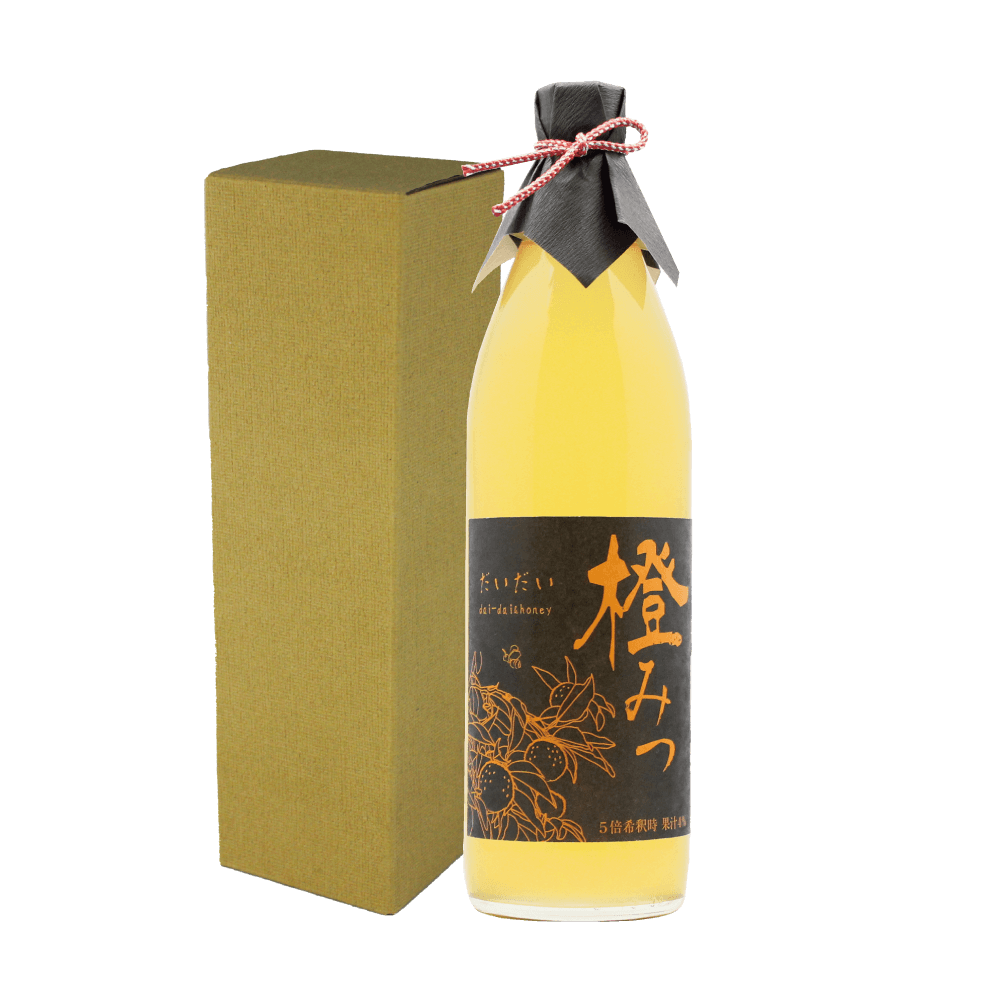 【冬季限定】ハニードリンク　橙みつ　９００ｍｌ（ギフト箱入り）