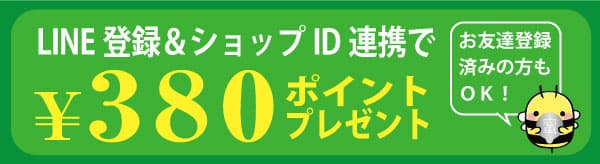 LINEID連携で380ポイントプレゼント