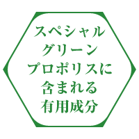 スペシャルグリーンプロポリスに含まれる成分