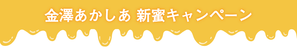 金澤あかしあ　新蜜キャンペーン