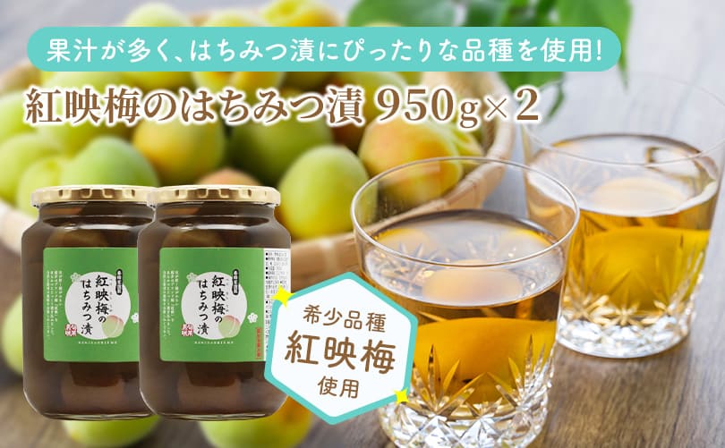 紅映梅のはちみつ漬 950g
