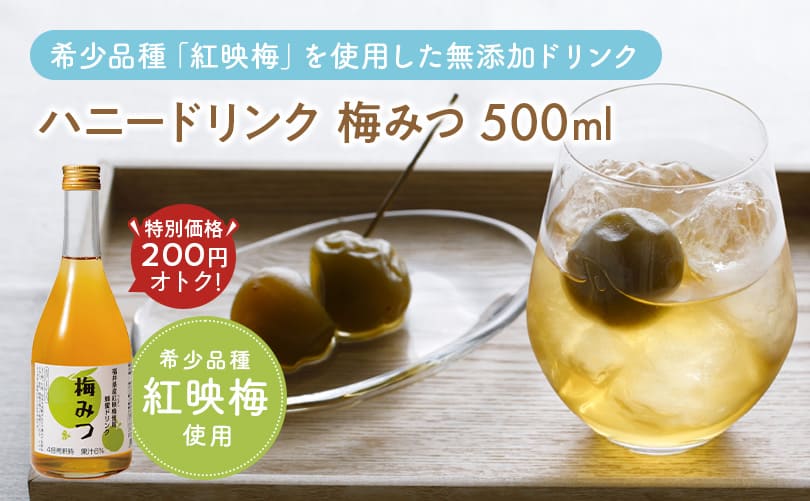 ハニードリンク 梅みつ 500ml