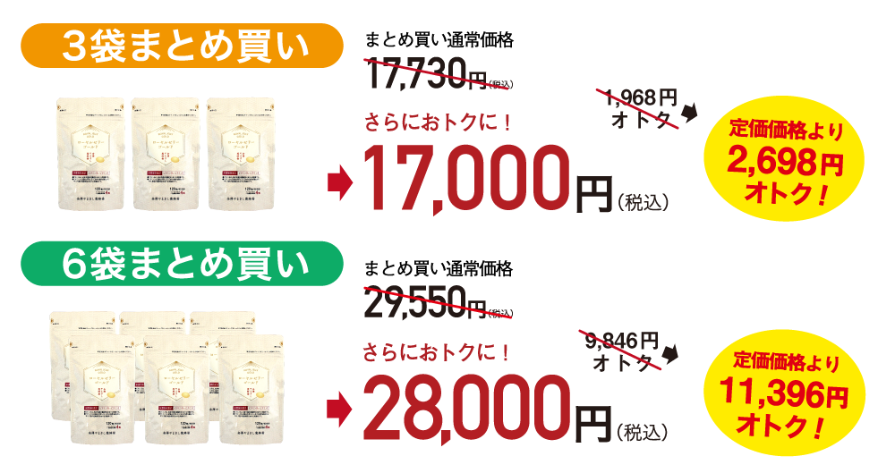 まとめ買い価格からさらにおトク！